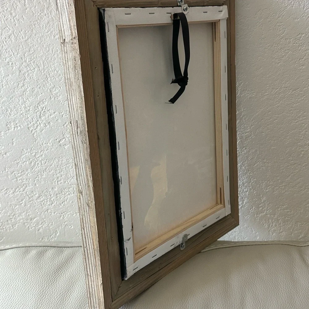 OIL PAINTING Harvest Moon Crow And Pumpkin Art Reclaimed Barn-wood Holiday Fall - Picture 8 of 10